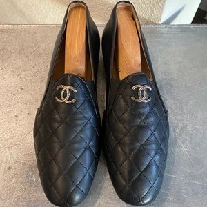 Women's Chanel Quilted Loafers